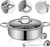 Shabu Hot Pot - Yin-Yang Topf - 304 Edelstahl - 32 cm - Produktbild-Vorschau 1
