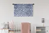 MuchoWow® Wandteppich Wandbehang Panther Druck - Blau - Produktbild-Vorschau 2