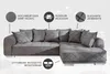 riess-ambiente Modernes XXL Ecksofa DECADENCIA 320cm Produktbild-Vorschau 6