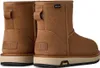A pair of brown Ugg boots shown from the back. Produktbild-Vorschau