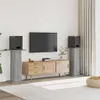 vidaXL Supporto per diffusori 2 pz. Grigio Sonoma Anteprima dell’immagine prodotto 2