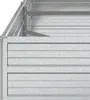 vidaXL Hochbeet aus verzinktem Stahl, Silber, 160x80x45 cm Produktbild-Vorschau 6