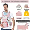 OKWISH Kindertrage Bauchtrage Rückentrage Babytrage Produktbild-Vorschau 4
