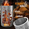 Feuertonne - Lagerfeuertonne - Feuerkorb mit Leuchtturm Produktbild-Vorschau 5