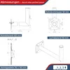 Wandhalter für SAT-Antennen, Alu, Ausleger 450mm Produktbild-Vorschau 4