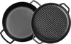 Ø36cm Gusseisenpfanne mit Deckel-Grillpfanne aus Gusseisen Produktbild-Vorschau 1