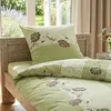 4 tlg Irisette Seersucker Bettwäsche Easy 8644-30 floral Produktbild-Vorschau 3