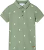 vidaXL Polo per bambini Khaki 116 Anteprima dell’immagine prodotto 7