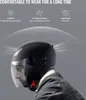 Motocyklová prilba VEVOR 3/4 tváre veľkosť L, ABS s Náhľad obrázku produktu 5