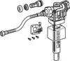 Valve de remplissage Geberit type 383 avec tuyau blindé, 1 Voir les images du produit 2