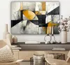 Wandbilder wohnzimmer 90x60 cm - Abstrakt und Modern - Gold Produktbild-Vorschau 7