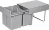 WESCO Poubelle encastrable Double Master 2x16ltr. gris alu Voir les images du produit 1