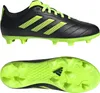 A pair of Adidas soccer cleats shown from the side and from the bottom. Náhled obrázku produktu