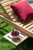 Teakholz-Lounger Woodie mit Rädern - uni grey Produktbild-Vorschau 7