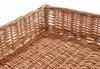 Kobolo kosz półkowy TINA 60x40xx13 cm kwadratowy z wikliny Podgląd zdjęcia produktu 3
