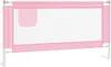 vidaXL Barrière de sécurité pour jeune enfant Rose 160x25 Voir les images du produit 1