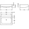 KWC AR lavabo singolo, ANIMA, acciaio inox, 700x170x514 mm, Anteprima dell’immagine prodotto 2