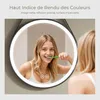 S'AFIELINA 70cm miroir de salle de bain LED rond miroir de Voir les images du produit 2