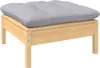 vidaXL 9-tlg. Garten-Lounge-Set mit Grauen Kissen Kiefer Produktbild-Vorschau 12
