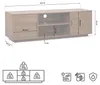 SVEN Skandinavisches TV-Möbel, 140 cm, 2 Türen, Produktbild-Vorschau 2