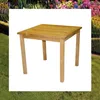 Gartentisch Teak Teaktisch eckig 75x75 Gartenmöbel Teak Produktbild-Vorschau 1