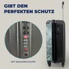 MuchoWow® Koffer Handgepäck Trolley Rollkoffer Kleine Produktbild-Vorschau 3