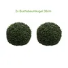 2 Stück künstliche Buchsbaumkugeln Ø 36 CM wie echt Buxus Produktbild-Vorschau 1