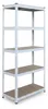 Relaxdays zwaar belastbaar schap, HxBxD: 180x75x30 cm, Productafbeelding-voorbeeld 8