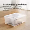 Rotho Clear Aufbewahrungsbox mit Deckel 3 x 10 L stapelbar Produktbild-Vorschau 7