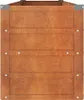 A close-up view of a wooden planter box. Produktbild-Vorschau