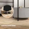 HOMCOM bijzettafel, salontafel met mand van stof, ronde Productafbeelding-voorbeeld 6