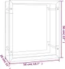 Vidaxl cheminée 50x28x56 cm acier noir mat Voir les images du produit 13