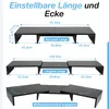 Fleau Home verstellbarer Monitorständer – Monitorerhöhung - Produktbild-Vorschau 2
