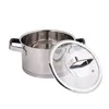 Topf 2L Edelstahl 18 cm Kochtopf Suppentopf Induktion Produktbild-Vorschau 1