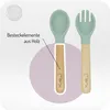 MoMi AMI - Set di stoviglie per bambini in silicone - Set Anteprima dell’immagine prodotto 12