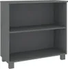 vidaXL Dressoir HAMAR, donkergrijs, 85x35x80 cm, massief Productafbeelding-voorbeeld 2
