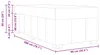 vidaXL Cadre de lit avec matelas Noir 90 x 200 cm Tissu Voir les images du produit 7