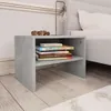 vidaXL Nachttisch Betongrau 40x30x30 cm Holzwerkstoff -  Produktbild-Vorschau 2