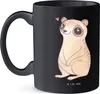 Mr. & Mrs. Panda Teetasse Plumplori Glücklich - Schwarz - Produktbild-Vorschau 2