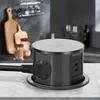 A retractable power outlet with USB ports and wireless charging is installed on a kitchen countertop. Produktbild-Vorschau