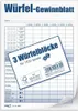 RNK Verlag Jeu de dés Feuille de gain Bloc DIN A6 3 blocs Voir les images du produit 6