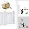 WISFOR Radiatoromkast met plank, verticale lamellen, 152 x Productafbeelding-voorbeeld 5