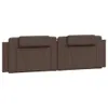 The Living Store Kopfteil-Kissen Braun 180 cm Kunstleder Produktbild-Vorschau 3