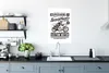 MuchoWow® Poster Motorrad - Mann - Vintage - Zeichnung Produktbild-Vorschau 3