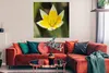 MuchoWow® Poster Blume - Garten - Gelb 100x100 cm - Produktbild-Vorschau 2