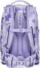 The back view of a purple and white camouflage patterned backpack. Anteprima dell’immagine prodotto