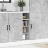 vidaXL Unterschrank Riga Betongrau 20x44,5x81,5 cm Produktbild-Vorschau 3