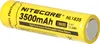 A single Nitecore 18650 rechargeable lithium battery is shown against a white background. Voir les images du produit