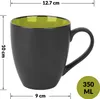 Le Papillon Black Outside Mugs Set of 6 Green Produktbild-Vorschau 6