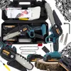 Mini kettingzaag accu 6 inch set – snoeizaag 21V met extra Productafbeelding-voorbeeld 3